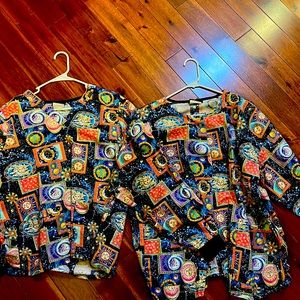 Women’s xl scrub too and jacket like new